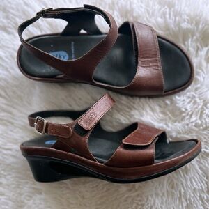 Wolky Sandals Brown 37 / U.S. 6